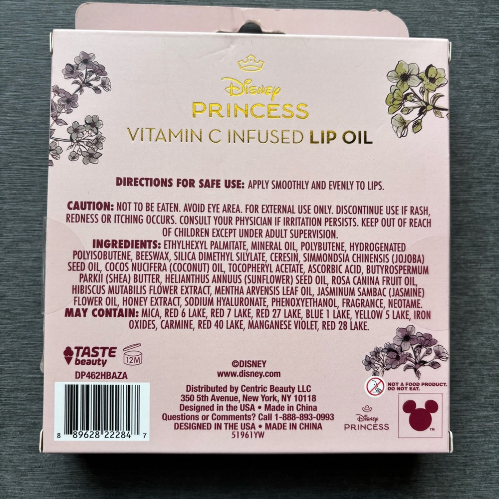 Disney Princess Lip Oil Set - Red, Pink, Purple - Picture 2 of 3